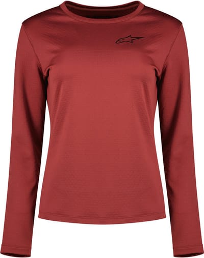 Alpinestars Bicycle A-dura Termic Korte Mouw Wielertrui Rood S Vrouw