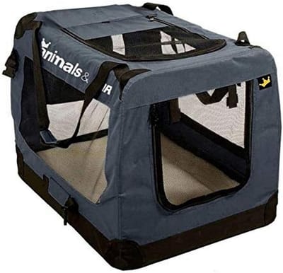 Opvouwbare Reistas en Bench voor Hond en Kat - 60x45x42 cm