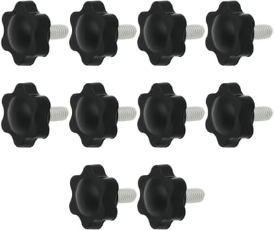 Dailygoods- Vergrendeling Schroeven 10 Stuks - M6 Draad - Pedaal Bevestiging - Compatibel met Logitech G25/G27/G29/G920/G923 - Kunststof/Metaal - Eenvoudig te Installeren