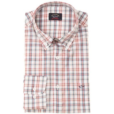 Paul & Shark Overhemd Plaid Twill Check Multicolor / male