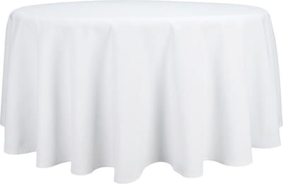 Treb Horecalinnen Tafelkleed Rond White 330cm Ø - Treb SP