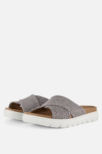 Feyn Slippers wit Leer - Maat 36