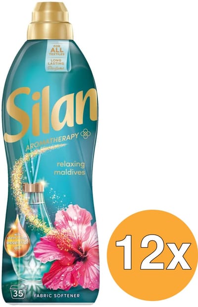 Silan Wasverzachter - Aroma Therapy - Fresh Control Cool Fresh 770ml - 12x35 Wasbeurten - Voordeelverpakking