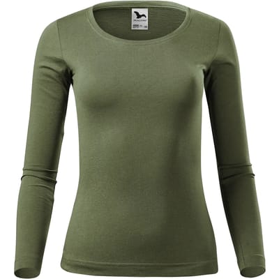 Dames-T-shirt met lange mouwen Malfini Fit-T 169