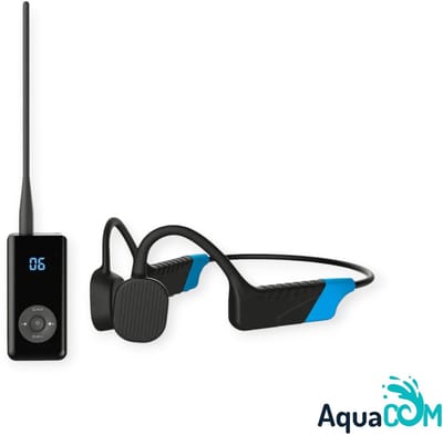 Aquacom Communicatieset voor Zwemmers en Trainers - Waterdichte Beengeleidingstechnologie