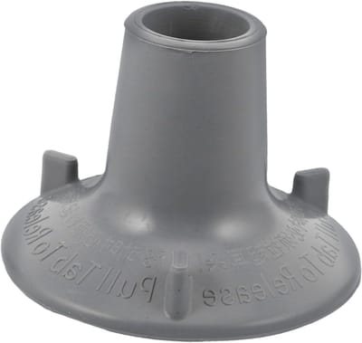 Vervangbare Zuignappen - Rubberen Voetjes - Verhoogde Stabiliteit - Universele Compatibiliteit - 95 x 95 x 65 cm - Grijs