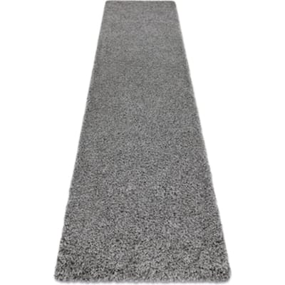 Kleden Rugsx Tapijt, Vloerbekleding SOFFI shaggy 5cm grijskleur 70x200 cm