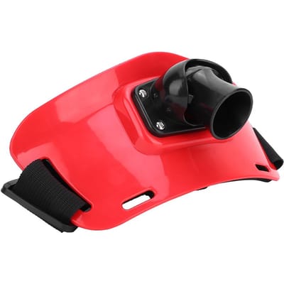 ABS Roterende Buik Top Riem Visserijuitrusting Hard Plastic Beschermend Boot Visserij Tackle(Rood) black