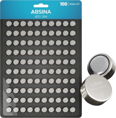 Knoopcellen AG13 LR44 - 100 stuks Alkaline 1,5V - Lekvrij en Langdurig