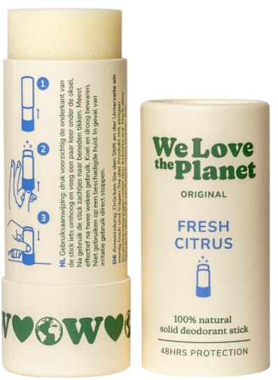 We Love The Planet Deodorant Natuurlijke deodorant stick - Citrusvruchten Unisex 40 g