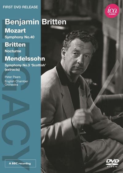 English Chamber Orchestra, Peter Pears - Mozart: Symphony No.40 | Britten: Nocturne | Mendelssohn: Symphony No.3 (DVD)