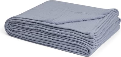 Yumeko sprei mousseline katoen arch lavendel blauw 200x230