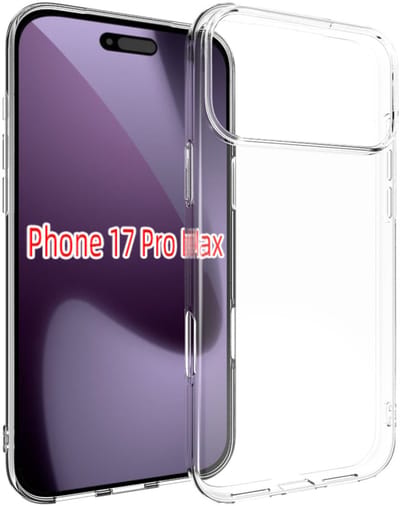 MobyDefend Hoesje - Geschikt voor iPhone 17 Pro Max - Transparante TPU Backcover - Volledig Doorzichtig