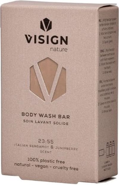 Visign Nature BODY WASH BAR - "HET IS VIJF VOOR TWAALF"