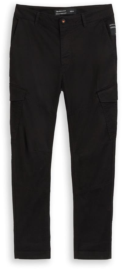 Tom Tailor Denim - Regular tapered cargobroek - Maat L - Black