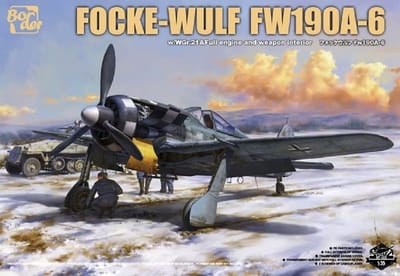 Border Model Modelbouwpakket Militaire voertuigen - BF003 Focke-Wulf Fw 190A-6 w/Wgr. 21 - Full engine and weapons interior Plastic - 1:35 - Modelbouw