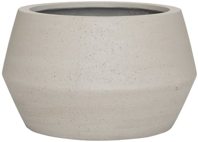Pottery Pots - Plantenbak - Harley Low L - Ø53cm x H32cm - Indoor en Outdoor - Beige Washed/Grey