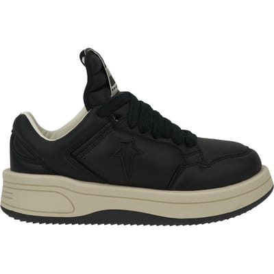 Rick Owens x Converse DRKSHDW TURBOWPN Low Black Cloud Cream Unisex Sneakers A12063C 44 black