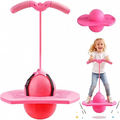 Pogo Ball voor Kinderen en Volwassenen - Leuk Activiteitenspeelgoed voor Balans, Coördinatie en Beweging