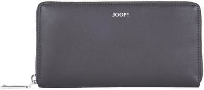 JOOP! Leren Portemonnee Sofisticato 1.0 Melete Purse Castlerock Donkergrijs