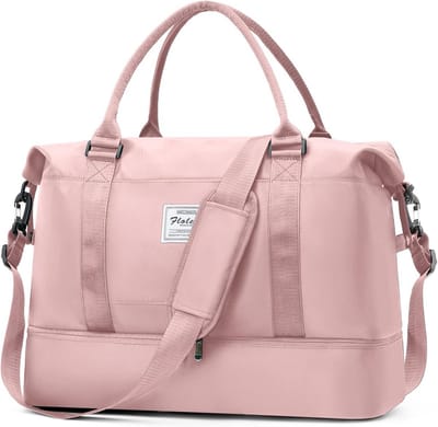 Waterdichte Reistas Handbagage 40x20x25 Handtas voor Vliegtuig en Weekendtas met Schoen- en Natvak