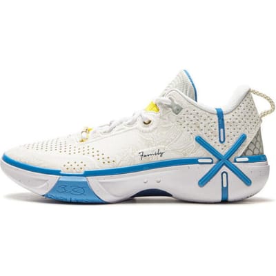 Baskets pour Homme Li-Ning Way Of Wade Shadow 6 Reincarnation Blanc Bleu ABPU029-10 40⅓ white