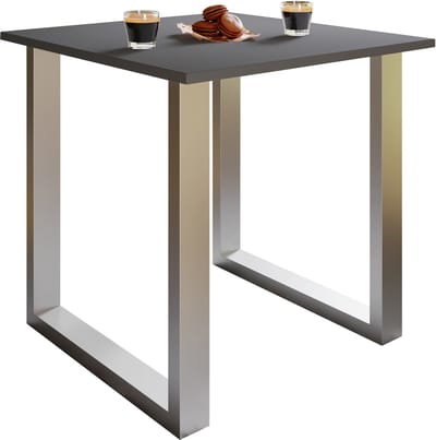 Premium houten eettafel Keukentafel Eettafel Tafel Xona U Zilver