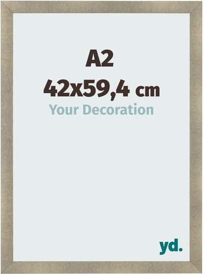 Your Decoration - Fotolijst A2 42x59,4 cm - MDF - Goud Antiek - Pisa