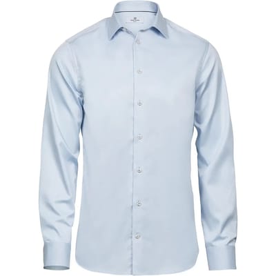Tee Jays - Luxury Shirt Slim Fit - Light Blue maat S