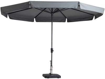 Madison - Parasol Syros - Rond - 350cm - Grijs