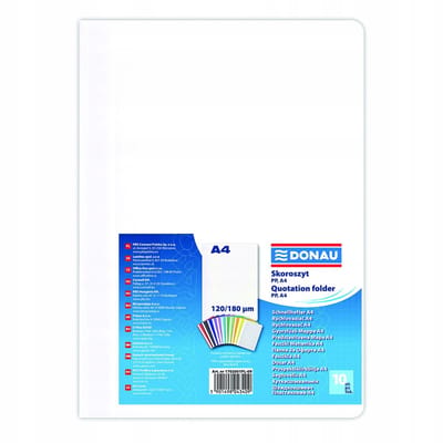 Donau PP Dossier A4 Wit - 200 Vel, 120/180 Micron