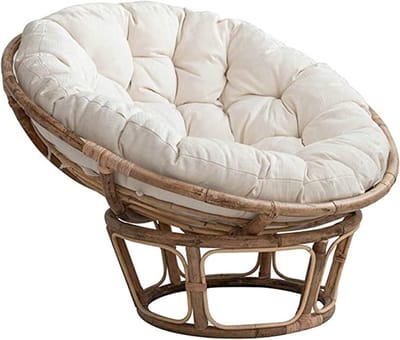 Rond Stoelkussen - Zitkussen Mand - Buiten Ontspannen - Waterdicht Oxford Doek - 110x110cm - Geel