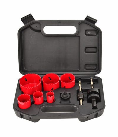 Awtools Serie - Bimetalen Gatzagen Set - 8 Stuks - 22-64mm - Aluminium Koffer