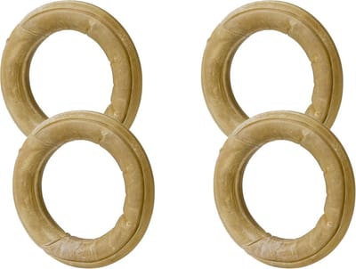 Timo Kauwring - Hondensnacks - 4 x Buffelhuid Ø 12 cm Medium