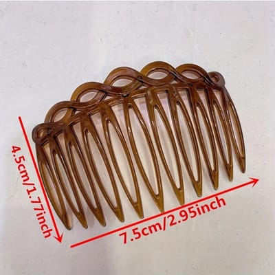 Vintage Haarclips Zijkant Plastic Haarkam Voor Vrouwen Eenvoudige Haarspeld Sterke Houding Haarclips Mode Haaraccessoires