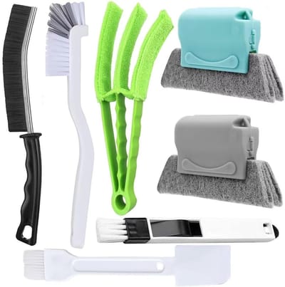 raamgroef en spleet, reinigingsgereedschap, diepe schone borstel voor kleine ruimtes, jaloezieën, badkamer, douche, schuifdeur, toilet, keuken