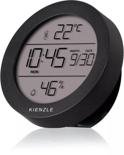 Kienzle Weerstation - Rond - Thermo-, Hygrometer - Zwart