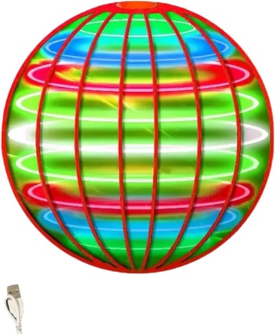 Bovista Flying Ball - Spinner - Magic - Heli - Boomerang - Boomerang Bal - Rood