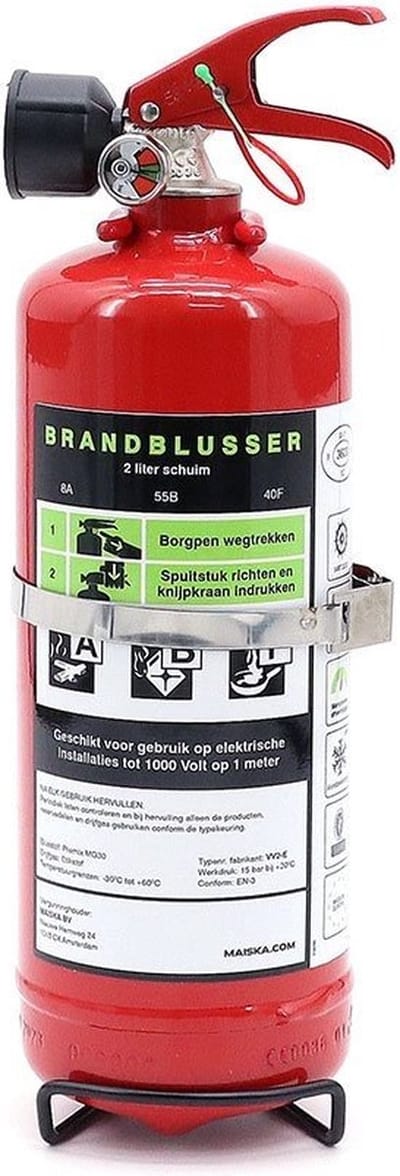 Schuimblusser 2 Liter vetbrand vorstvrij ABF