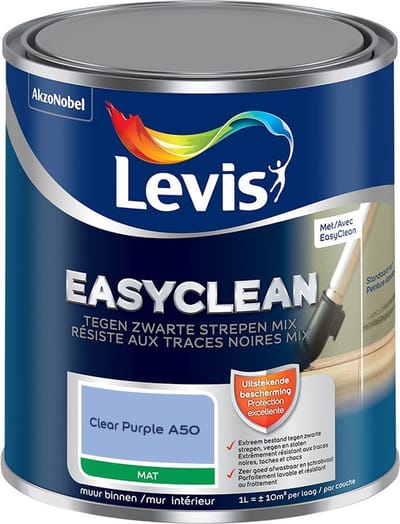 Levis - Easyclean Tegen Zwarte Strepen Mix - Clear Purple A50 - Mengverf - 1 L
