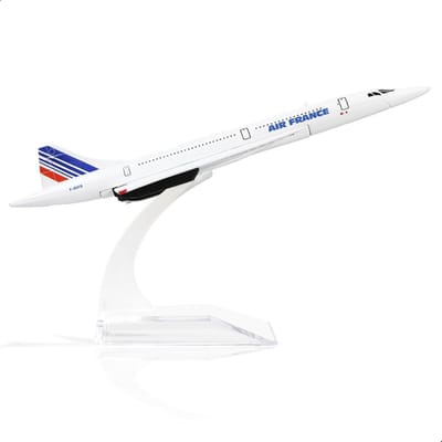 1/400 Concorde Vliegtuig Model - Supersonisch Vliegtuig Pre-Build Diecast Metalen Model voor Collectie of Geschenk