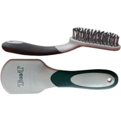 Paardenborstel met manen, tweekleurig assortiment T de T