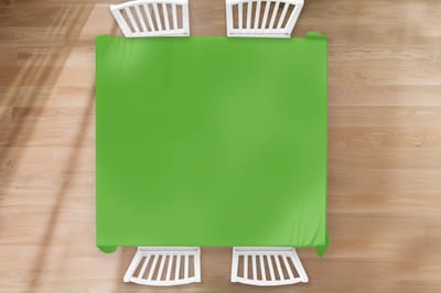 Tafelkleed - Tafellaken - 180x180 cm - Groen - Kleuren - Natuur - Binnen en Buiten