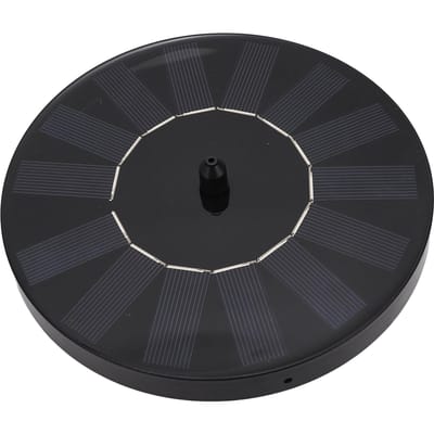 7V 1.5W Zonne Fonteinpomp met 6 Sproeikoppen Water Sproei Pomp voor Tuin Zwembad Visvijver gray