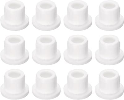 Rubberen doppen - Gat afdichting - Leidingen afdichten - Hoge temperatuur bestendig - 12 stuks - Wit