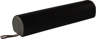 ZenGrowth® Massagetafel Knierol 3/4 Rond – Zwart – 66 cm x 13 cm – Rolkussen – Kniekussen – Handige ritssluiting – Comfortabel - Hygiënisch