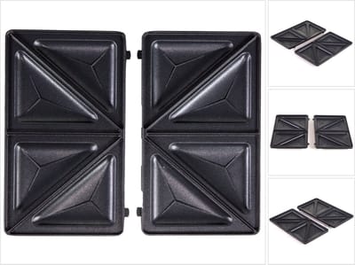 Tefal Snack Collection XA800212 - Sandwichplaten - Non-Stick Coating - Geschikt voor Snack Collection
