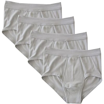 Heren slip met opening van 100% biologisch katoen, wasbaar op 60 °C, vele kleuren