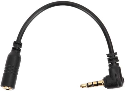 3.5mm Headphone Adapter Connector voor TRS naar TRRS Conversie, Audio Kabel voor Smartphones en Tablets