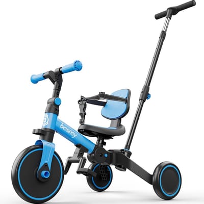 5-in-1 Kindertricycle voor Peuters en Kleuters